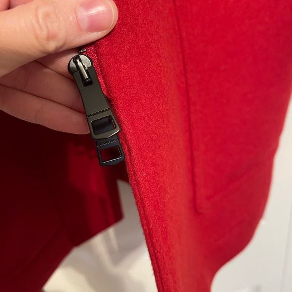 Burberry Brit Red Pea coat - Picture 2 of 11